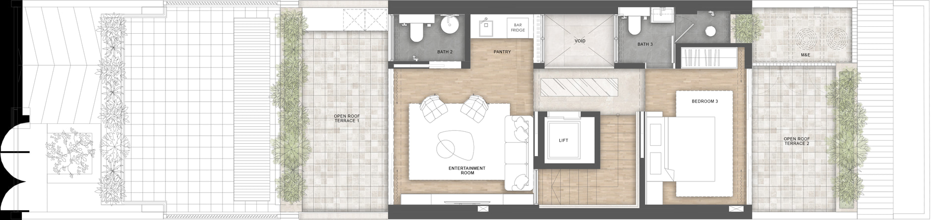 Attic Option A floor plan